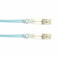 Black Boxwork Services Fiber Patch Cable 3m 10 Gig Lc To Lc Aqu Part# FO10G-003M-LCLC