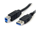 6' Usb 3.0 A To B M/m Black Part# USB3SAB6BK