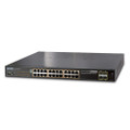 PLANET SGSW-24040 IPv6, 24-Port Gigabit Layer2/L4 Advance SNMP Manageable Switch + 4-Port Gigabit SFP,  trunking stack up to 16 Units, Part No# SGSW-24040