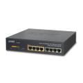 PLANET FSD-804P 10" 8-Port 10/100 Ethernet Switch with 4-Port 802.3af PoE Injector, Part No# FSD-804P