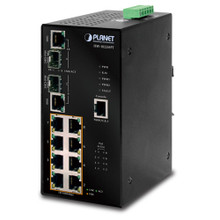 PLANET ISW-1022MPT PLANET ISW-1022MPT This is a IP30  SNMP POE 8-Port/TP + 2-Port Gigabit Combo Industrial Ethernet Switch (-40 to 75 C), Part No# ISW-1022MPT