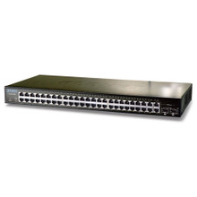 PLANET FGSW-4840S 48-Port 10/100Base-TX + 2-Port 1000Base-T Gigabit + 2-Port MiniGBIC(SFP) Web/Smart Switch, Part No# FGSW-4840S