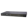 PLANET SGSW-24240R IPv6, 24-Port MiniGBIC/SFP Gigabit Layer2/L4 Advance SNMP Manageable Switch + 8-Port 10/100/1000Base-T,  trunking stack up to 16 Units, w/-48V Redundant Power, Part No# SGSW-24240R
