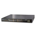 PLANET SGSW-24040HP IPv6 Managed 24-Port 802.3at High Power PoE Gigabit Ethernet Switch + 4-Port SFP (400W), Part No# SGSW-24040HP