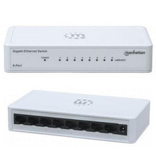 Manhattan MES-08G, 8-Port Gigabit Ethernet Switch, Stock# 560702