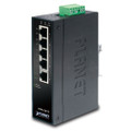 PLANET ISW-501T IP30 Slim Type 5-Port Industrial Fast Ethernet Switch (-40 to 75 degree C), Part No# ISW-501T