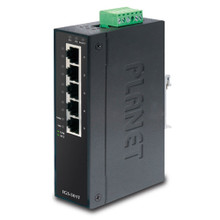 PLANET IGS-501T IP30 Slim type 5-Port Industrial Gigabit Ethernet Switch (-40 to 75 degree C), Part No# IGS-501T