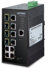 PLANET IGS-8044MT IP30 Industrial 8* 1000TP + 4* 100/1000F SFP Full Managed Ethernet Switch (-40 to 75 degree C), Part No# IGS-8044MT