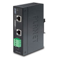 PLANET IPOE-162S IP30, Industrial 802.3at High Power PoE  Splitter - 12V & 24V (-40 to 75 C), Part No# IPOE-162S