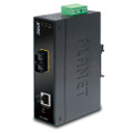 PLANET IGT-902S IP30 Industrial SNMP Manageable 10/100/1000Base-T to 1000Base-LX Gigabit Converter, Part No# IGT-902S