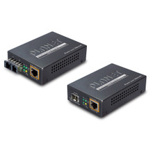 PLANET GTP-802 IEEE802.3af PoE 10/100/1000Base-T to 1000Base-SX (SC) Media Converter, Part No# GTP-802