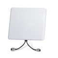 PLANET ANT-FP15AD 5GHz 15dBi Flat Panel Dual Polarization Directional Antenna (N-Type female connector x 2), Part No# ANT-FP15AD