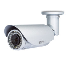 PLANET ICA-3250V IP66 Outdoor, 802.3af POE, 25M Infrared with ICR, IP Bullet Camera, 1080 Full HD, Vari-Focal, H.264/MPEG4/MJPEG, WDR, 3DNR, Micro SD, Video Output, 2-way Audio, DI/DO, Cable Management, IPv6, PLANET DDNS, ONVIF, Part No# ICA-3250V