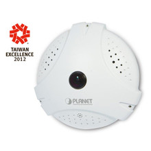 PLANET ICA-HM830W 11n Wireless, 360"/180" Fisheye IP Camera, 2 Megapixel, H.264/MJPEG, 2-way Audio, ICR, Digital PTZ, 3GPP, Micro SD, DIDO, On-board Perspective Correction, Part No# ICA-HM830W