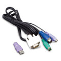 PLANETKVM-DCB-1.8 1.8 Meter 1-to-3 DKVM Combo Cable for KVM Switches, Part No# KVM-DCB-1.8