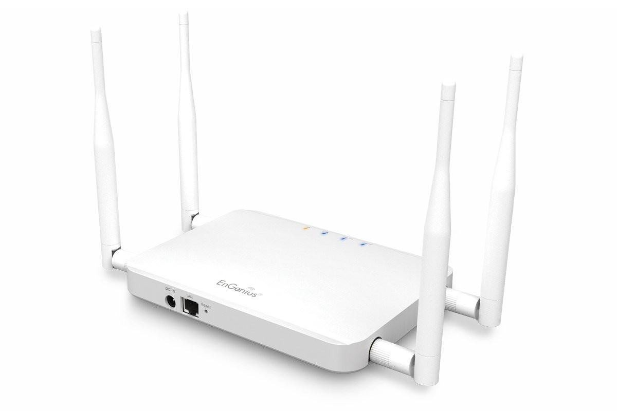 ENGENIUS ECB600 High-Powered, Long-Range Dual Band Wireless N600 Indoor  Access Point / Client Bridge, Part# ECB600