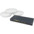 ENGENIUS N-EGS2108P Kit PoE Switch & Three EAP600 Access Point Bundle Kit, Part No# N-EGS2108P Kit