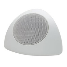 SPECO SMSM4I1W6 4" Corner Mount Modular Speaker - White, Part No# SMSM4I1W6