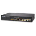 PLANET FGSD-910HP 13" 8-Port 10/100 Ethernet 802.3at POE+ Switch with 1-Port Gigabit (130W), Part No# FGSD-910HP