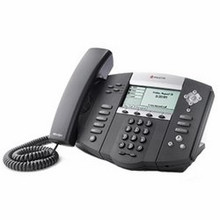 Polycom 2200-12550-001 SoundPoint IP 550 4-Line SIP Desktop Phone with Power Supply and HD Voice, Part No# 2200-12550-001
