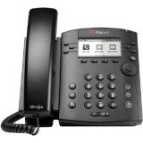 Polycom 2200-46161-001 VVX 310 6-Line Desktop Phone, Part No# 2200-46161-001