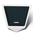 Valcom Angled Metal Corner Speaker Talkback, Metal, Stock# V-1055