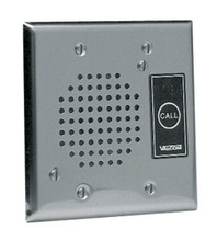 Valcom Intercom Doorplate Speaker Talkback, Flush (Stainless Steel), Stock# V-1072A-ST