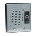 Valcom Doorplate Spkr, Flush w/LED (Stainless Steel), Part No# V-1072B-ST 