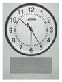 Valcom VIP-429-A IP Speaker Faceplate Unit w/Analog Clock, White, Part No# VIP-429-A
