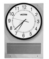 Valcom VIP-431A-A-IC IP Talkback Speaker w/Analog Clock, Part No#VIP-431A-A-IC