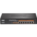 SMC Networks SMCGS801P NA 8-Port 10/100/1000 Mbps Unmanaged PoE Switch, Part No# SMCGS801P NA