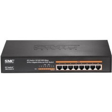 SMC Networks SMCGS801P NA 8-Port 10/100/1000 Mbps Unmanaged PoE Switch, Part No# SMCGS801P NA