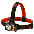 Streamlight 61025 Trident HAZ-LO Div. 1 with White LEDs, alkaline batteries. Rubber & Elastic straps. Yellow, part# 61025