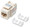 INTELLINET IKJ-C5U-PD-IV, Cat5e Keystone Jack IVORY, Part# 210188