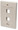 INTELLINET/Manhattan Wall Plate Flush Mount, 2-Outlet, Ivory, Stock# 162838