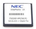 NEC VM256 (4) UNIT ~ NEC Elite IPK 4 Port 10 Hour 256MB Voice Mail Flash Media Unit   (Part# 750269 )  Refurbished