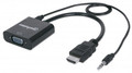 Manhattan HDMI to VGA Converter with audio, Part# 151559 