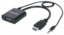 Manhattan HDMI to VGA Converter with audio, Part# 151559 