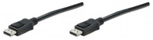 Manhattan DisplayPort Monitor Cable 1 m (3.3 ft.), Black, Part# 306935