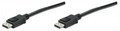 Manhattan 307093 DisplayPort Monitor Cable 3 m (10 ft.), Black, Part# 307093