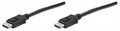 Manhattan DisplayPort Monitor Cable 3 m (10 ft.), Black, Part# 307093