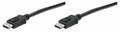 Manhattan 393799 DisplayPort Monitor Cable 2 m (6.6 ft.), Black, Stock# 393799