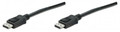 Manhattan DisplayPort Monitor Cable 2 m (6.6 ft.), Black, Stock# 393799