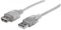 Manhattan 340502 Hi-Speed USB Extension Cable 4.5 m (15 ft.), Part# 340502