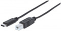 INTELLINET/Manhattan 353304 Hi-Speed USB C Cable 1 m (3 ft.), Part# 353304