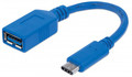 Manhattan 353540 USB 3.1 Gen1 Cable Type-C Male / Type-A Female, Stock# 353540