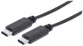 INTELLINET/Manhattan 353526 USB 3.1 Gen2 Cable Type-C Male / Type-C Male, Part# 353526