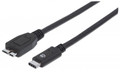 INTELLINET/Manhattan 353397 USB 3.1 Gen1 Cable USB Type-C Male / Micro-B Male, Part# 353397