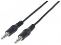 Manhattan 334594 3.5mm Stereo Audio Cable 1.8 m (6 ft.), Part# 334594