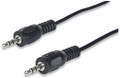 INTELLINET/Manhattan Stereo Audio Cable  Black, 0.9 m (3 ft.), Part# 393935
